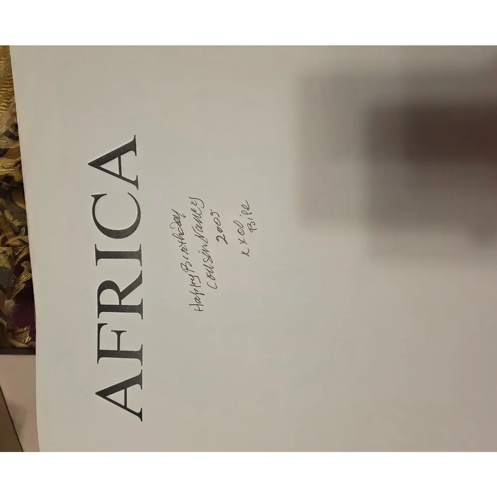 Africa by Annelise Hobbs Hardcover Coffee Table Photography Book 2008